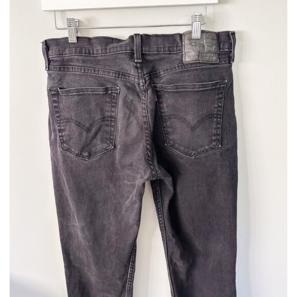 Levi's 514 Black Denim - Size 32 x 32 - Picture 5 of 8